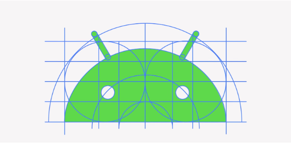 Blueprint for redesign of Android robot 